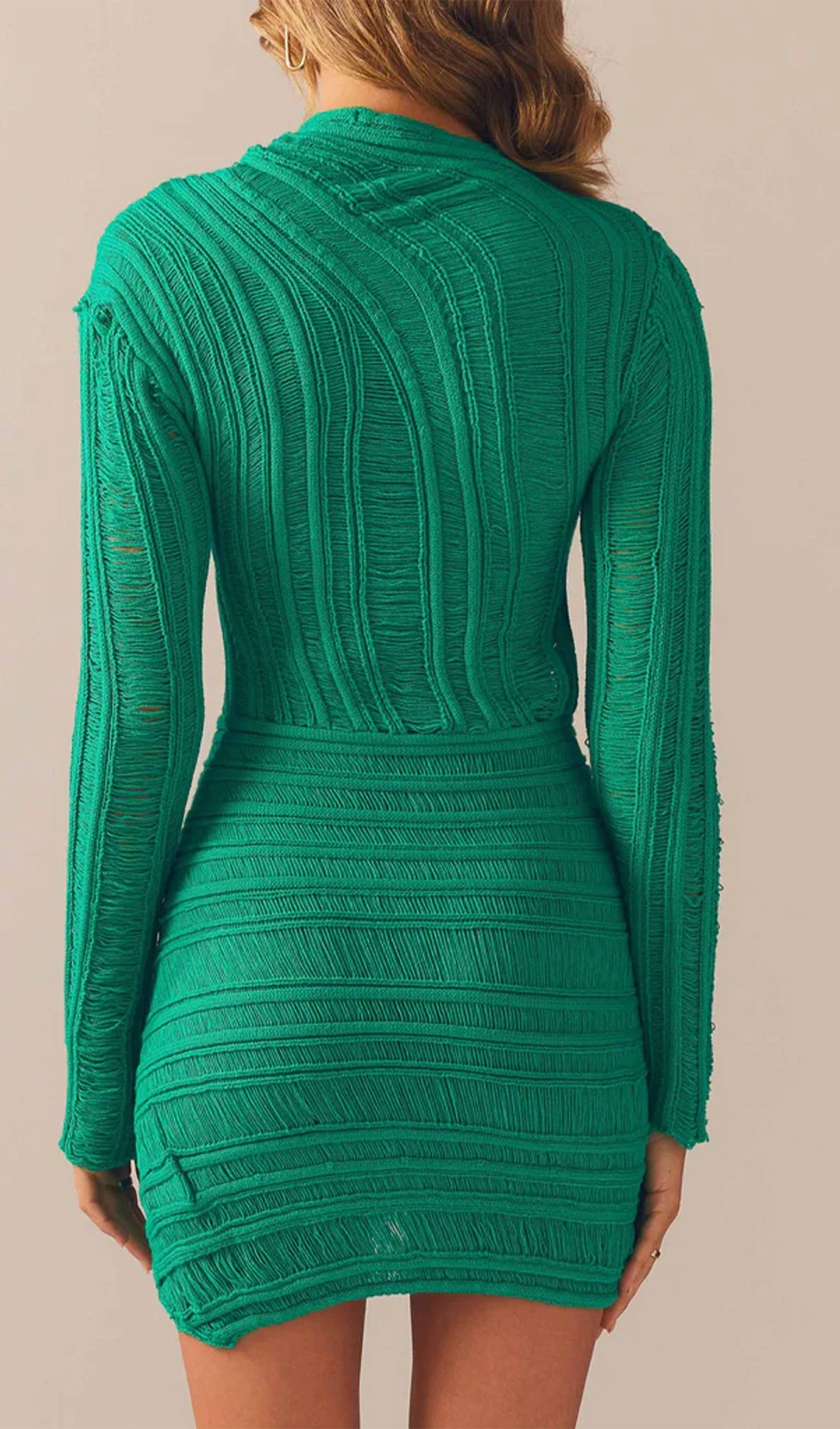 Hollow Out Mini Dress