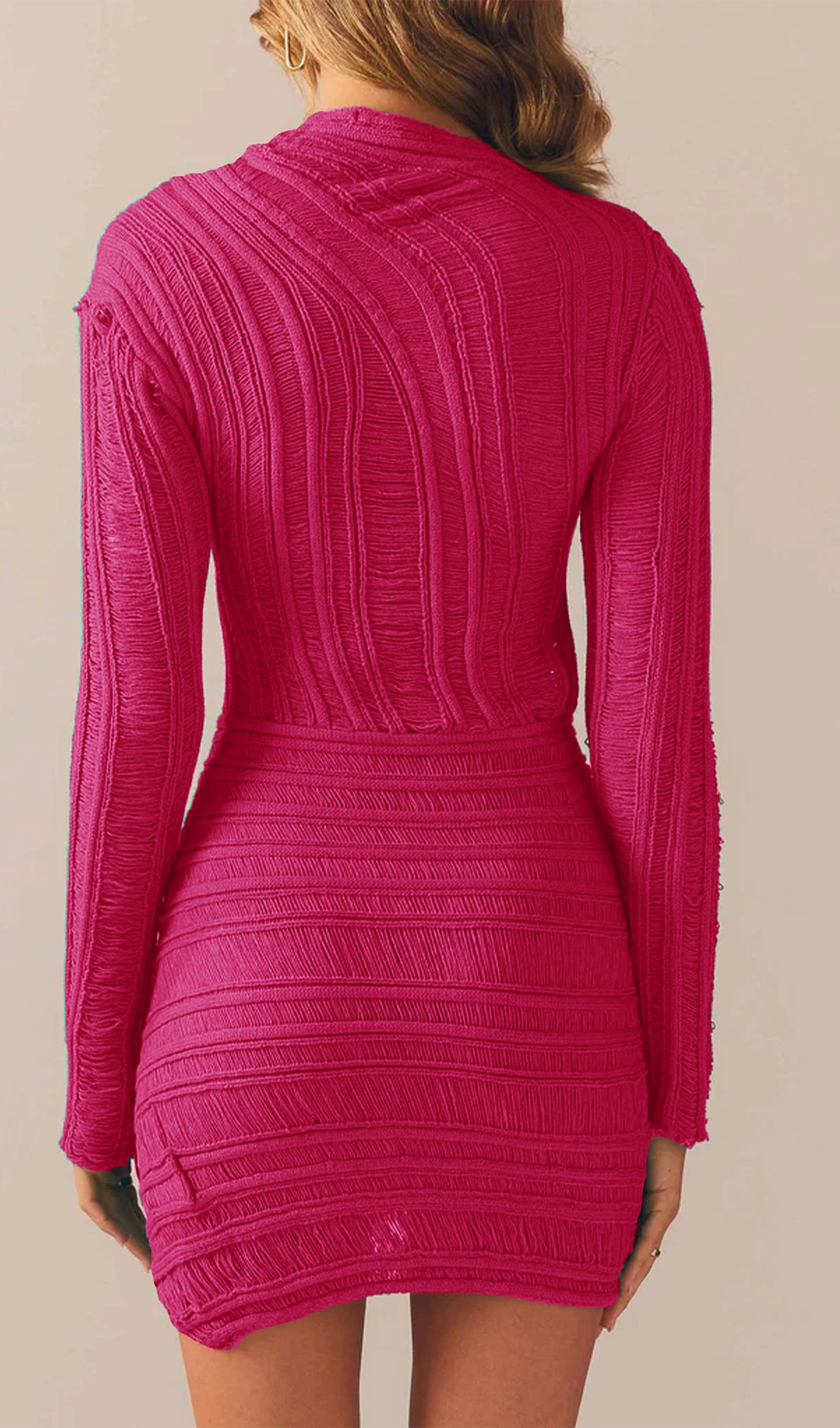 Hollow Out Mini Dress