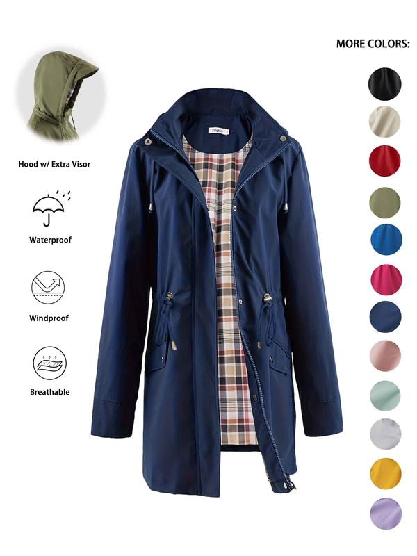 🧥LAST DAY SALE 50% OFF🌧️💧RainGlam Jacket: Unleash Style and Durability in Any Storm!💖