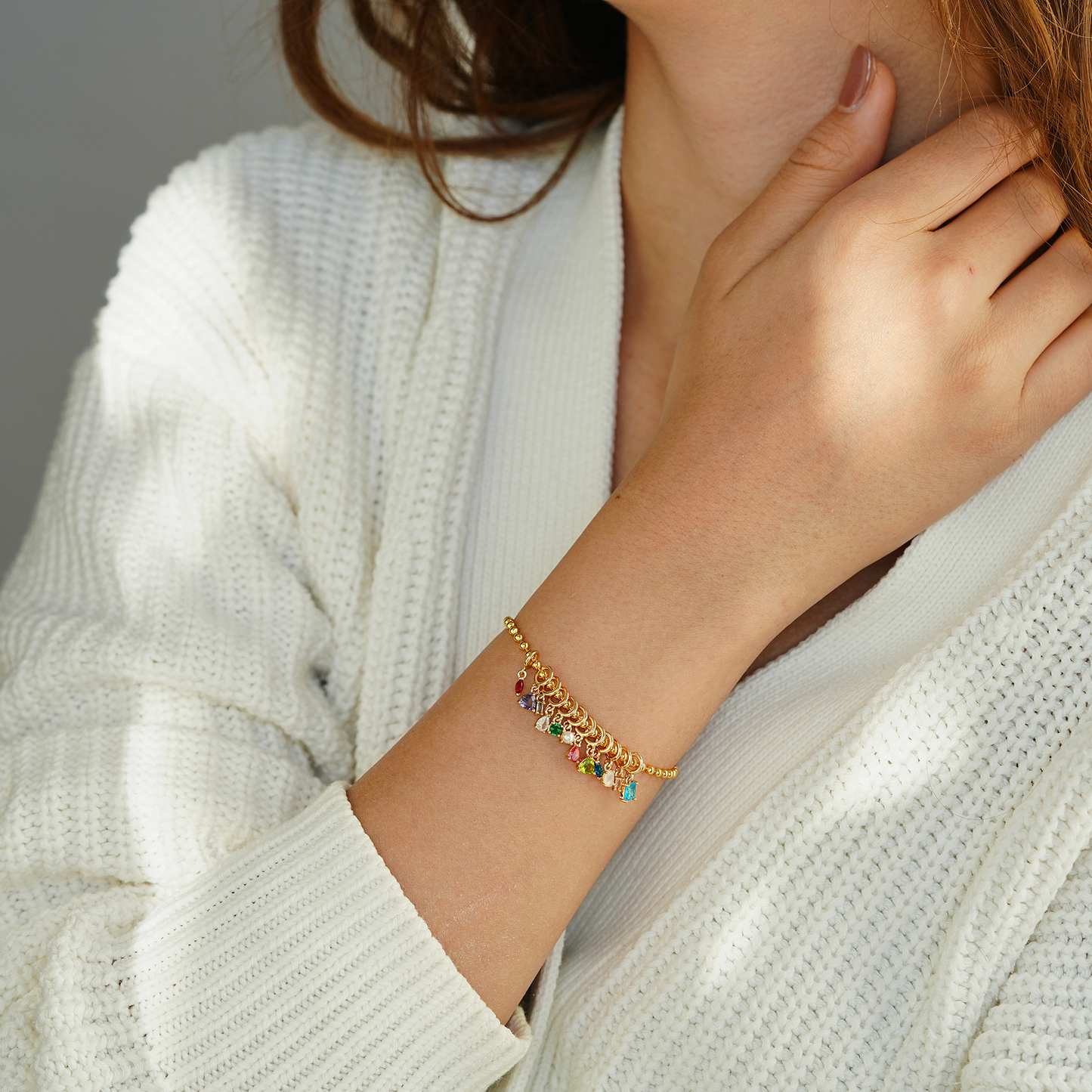 Family Keepsake Birthstone Bracelet