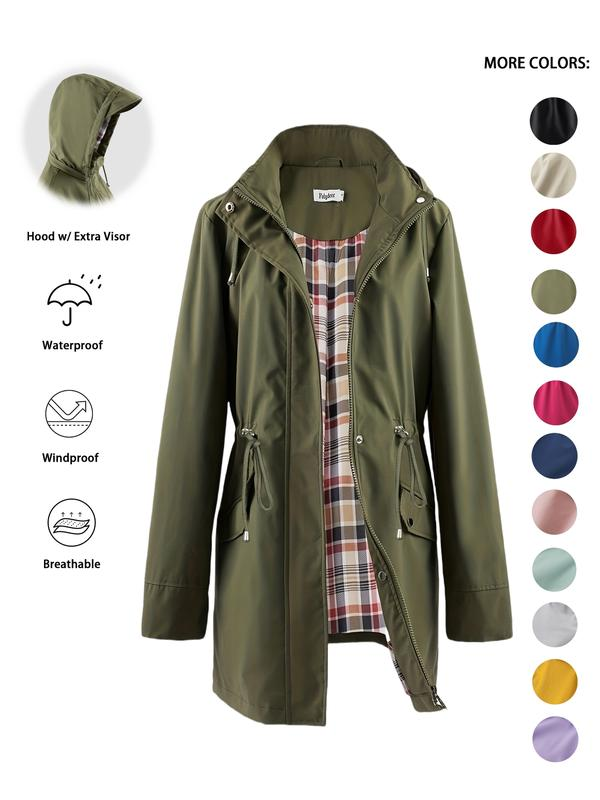 🧥LAST DAY SALE 50% OFF🌧️💧RainGlam Jacket: Unleash Style and Durability in Any Storm!💖