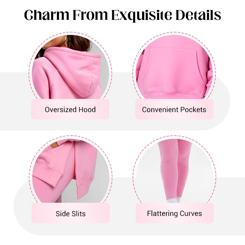 💖Women's Casual Oversized Hoodie & Leggings