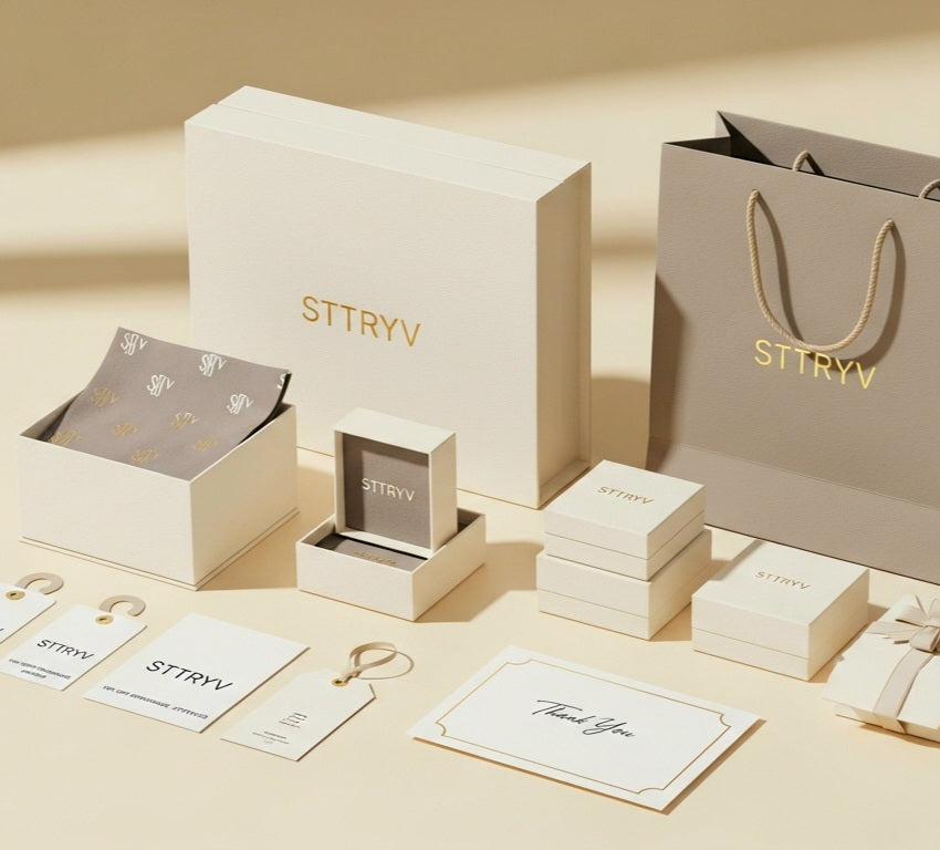 Pearl Clover Custom Name Necklace (Gold)