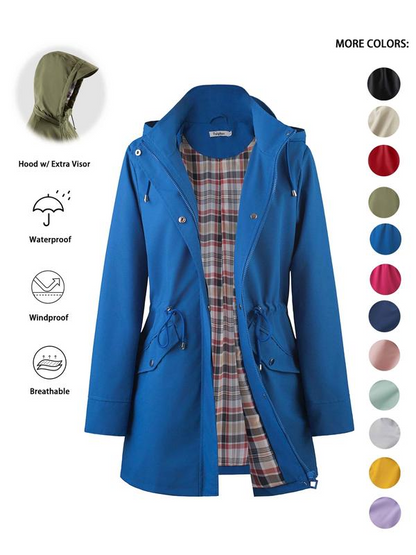 🧥LAST DAY SALE 50% OFF🌧️💧RainGlam Jacket: Unleash Style and Durability in Any Storm!💖