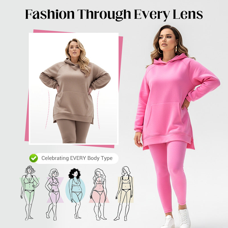 💖Women's Casual Oversized Hoodie & Leggings