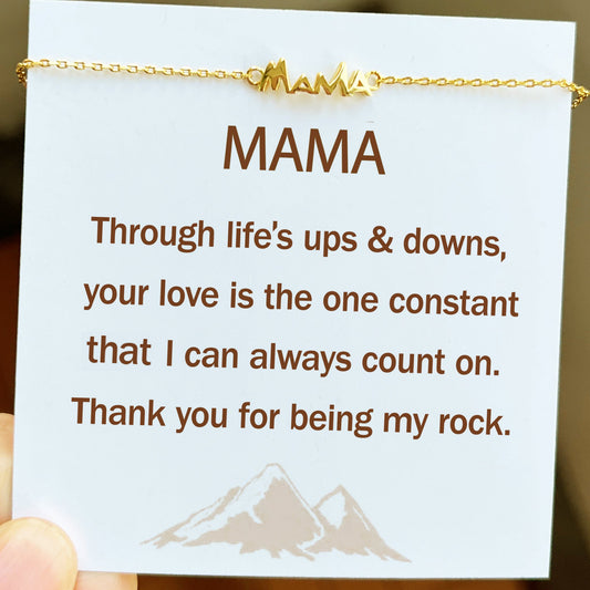 Through Ups and Downs MAMA Mountain Bracelet