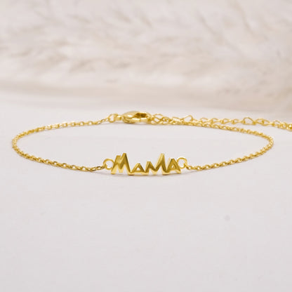 Through Ups and Downs MAMA Mountain Bracelet