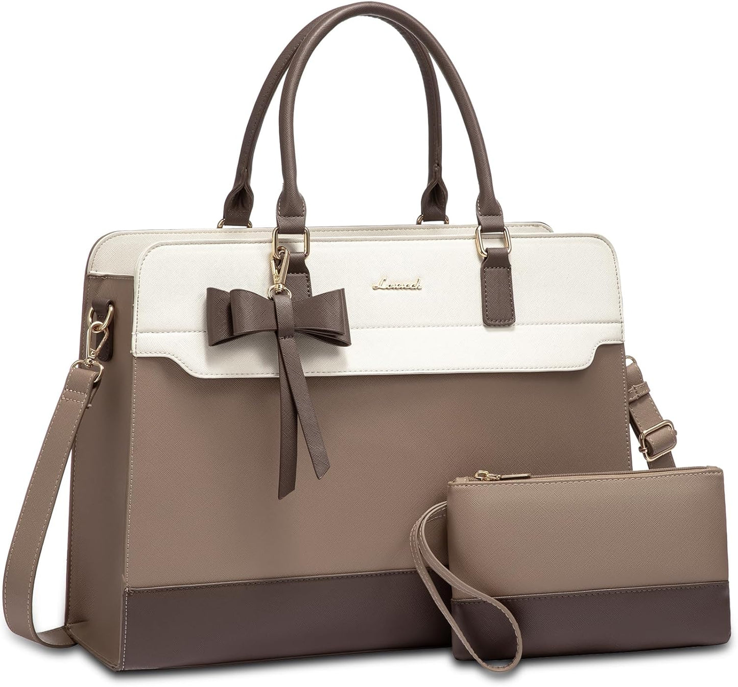 2Pcs Laptop Tote Bag, 15.6"