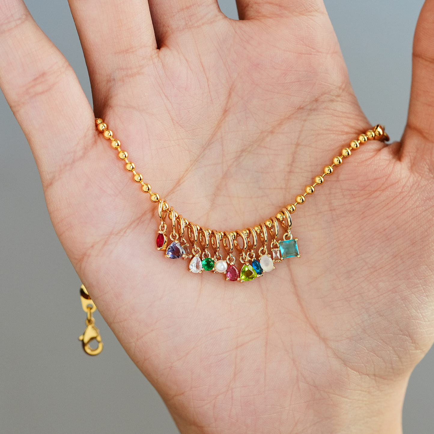 Family Keepsake Birthstone Bracelet