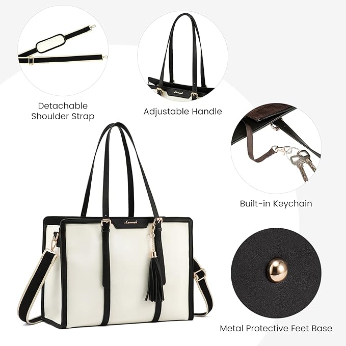 2Pcs Enamored Laptop Bag, 15.6" 17.3"