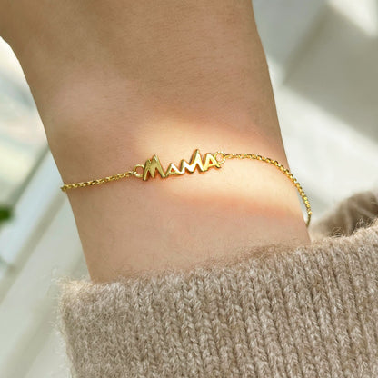 Through Ups and Downs MAMA Mountain Bracelet