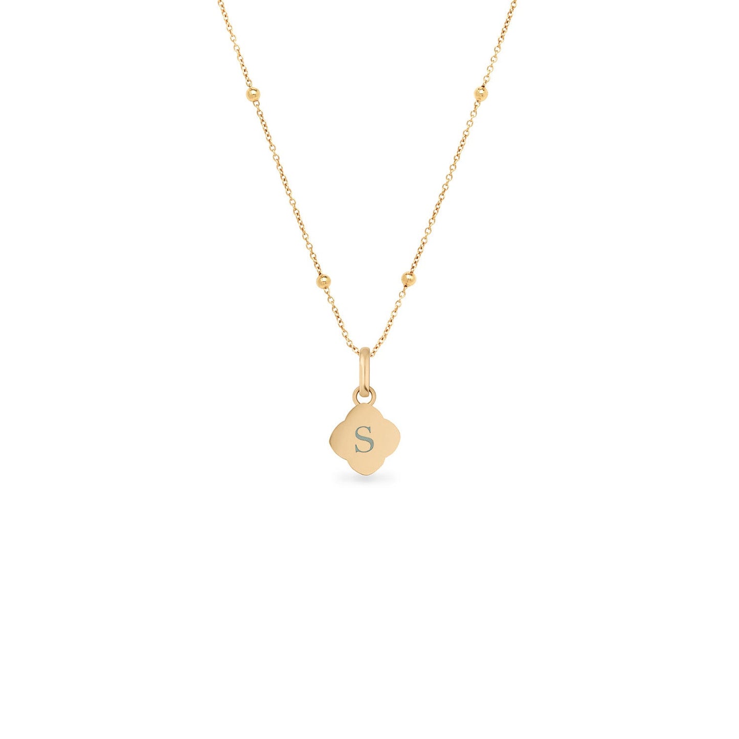 Pearl Clover Necklace (Gold)