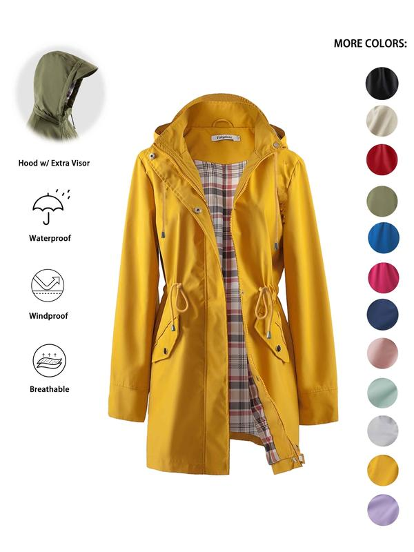 🧥LAST DAY SALE 50% OFF🌧️💧RainGlam Jacket: Unleash Style and Durability in Any Storm!💖