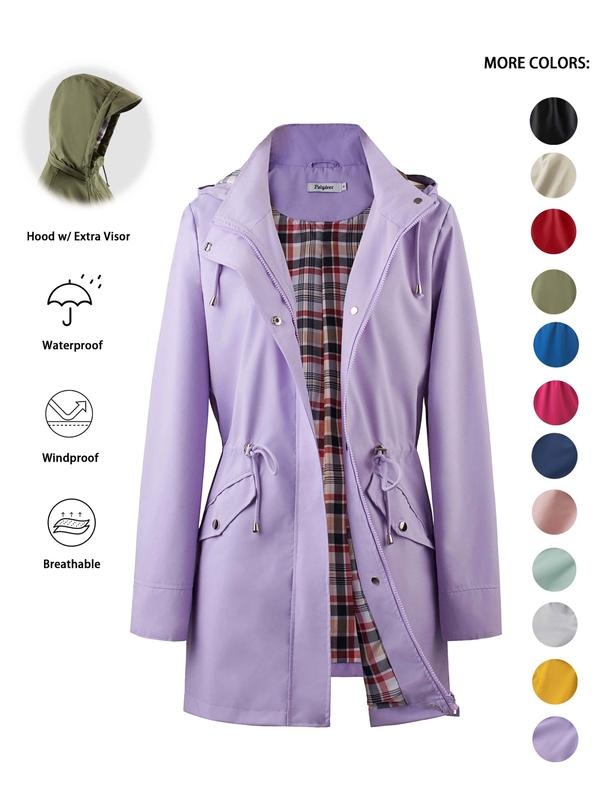 🧥LAST DAY SALE 50% OFF🌧️💧RainGlam Jacket: Unleash Style and Durability in Any Storm!💖