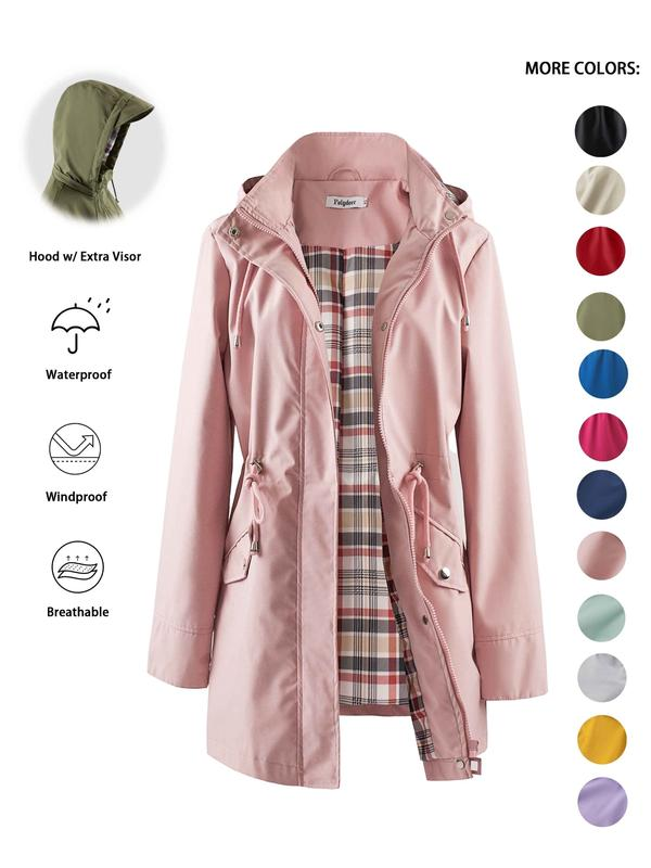 🧥LAST DAY SALE 50% OFF🌧️💧RainGlam Jacket: Unleash Style and Durability in Any Storm!💖
