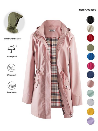 🧥LAST DAY SALE 50% OFF🌧️💧RainGlam Jacket: Unleash Style and Durability in Any Storm!💖