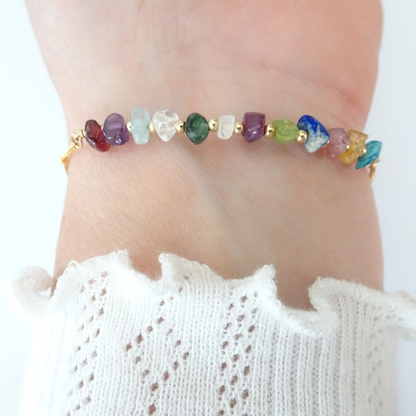 Custom Family Birthstone Gemstone Bracelet