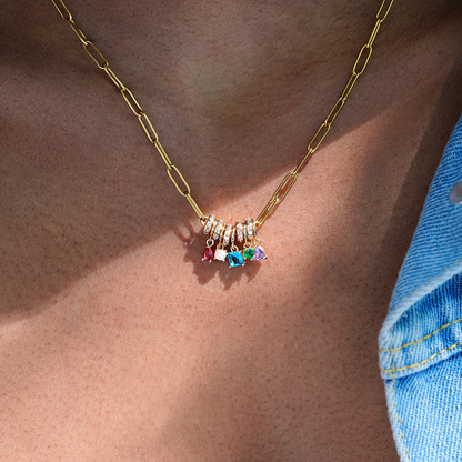 Personalized Birthstone necklace