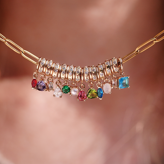 Personalized Birthstone necklace